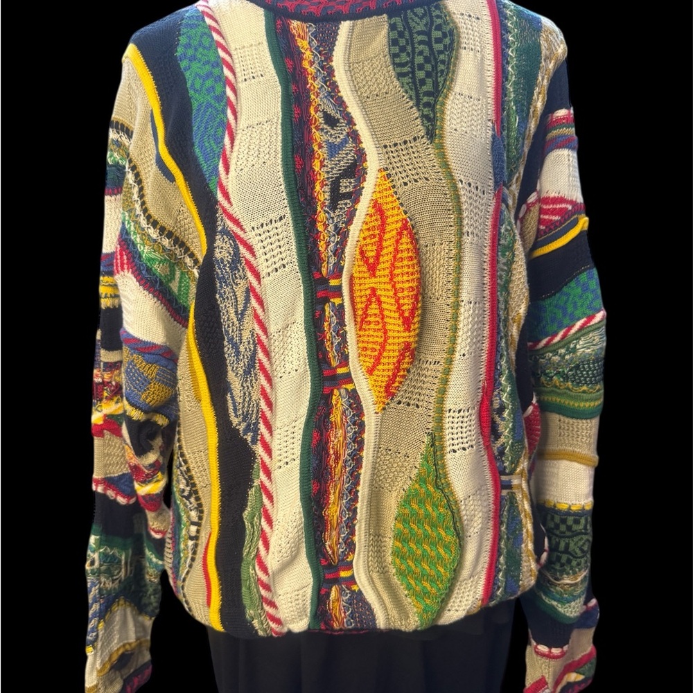 Coogi Multicolor Patterned Sweater - image 2